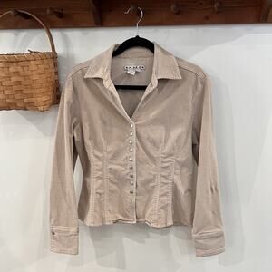 Vintage Y2K A.M.I Women’s Fitted Cord Jacket Size M